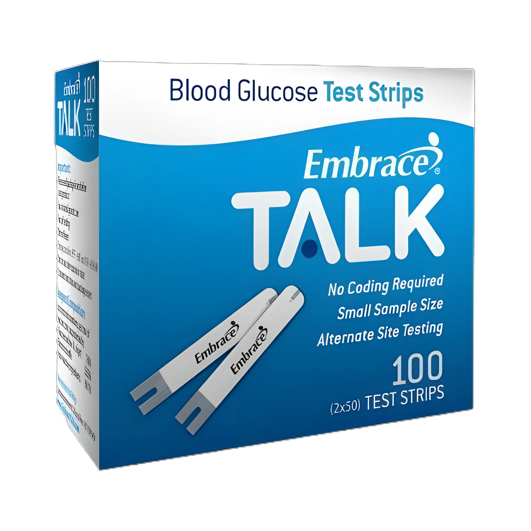 Embrace® Blood Glucose Test Strips by Omnis Health for Rapid Diabetes Monitoring