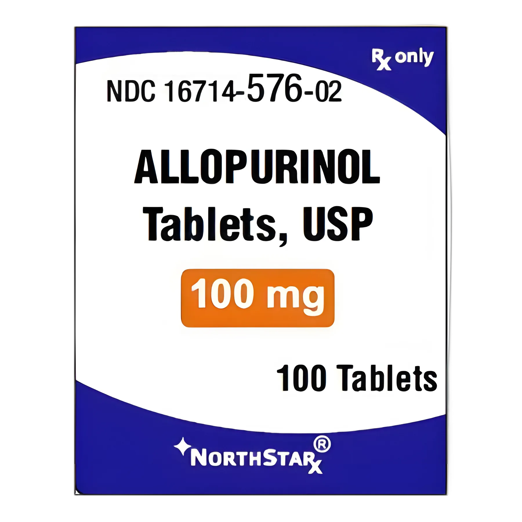 Allopurinol 100 mg Bottle 100 Tablets - 16714057602
