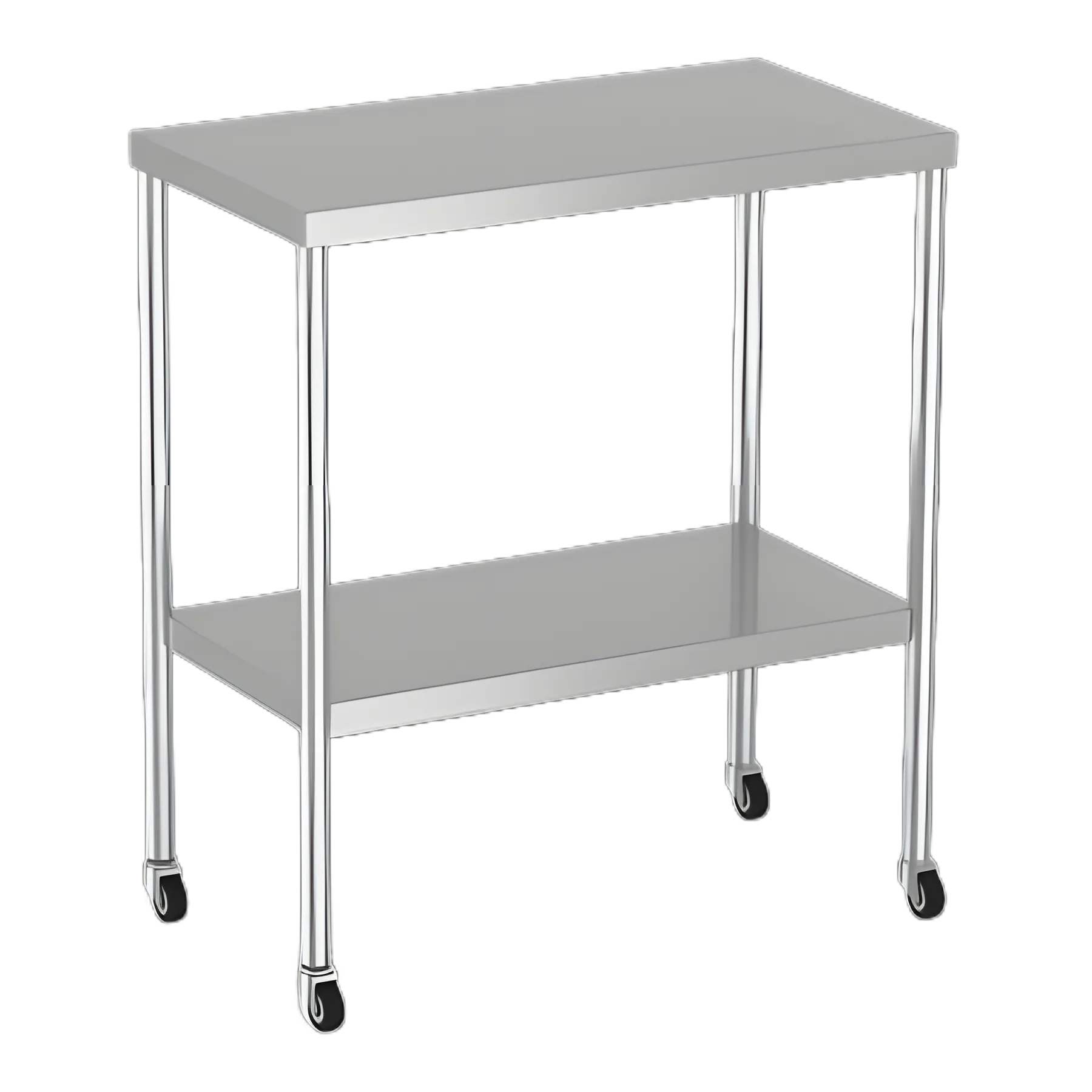 Durable Stainless Steel Instrument Table 16x30 Inch by Mac Medical Inc