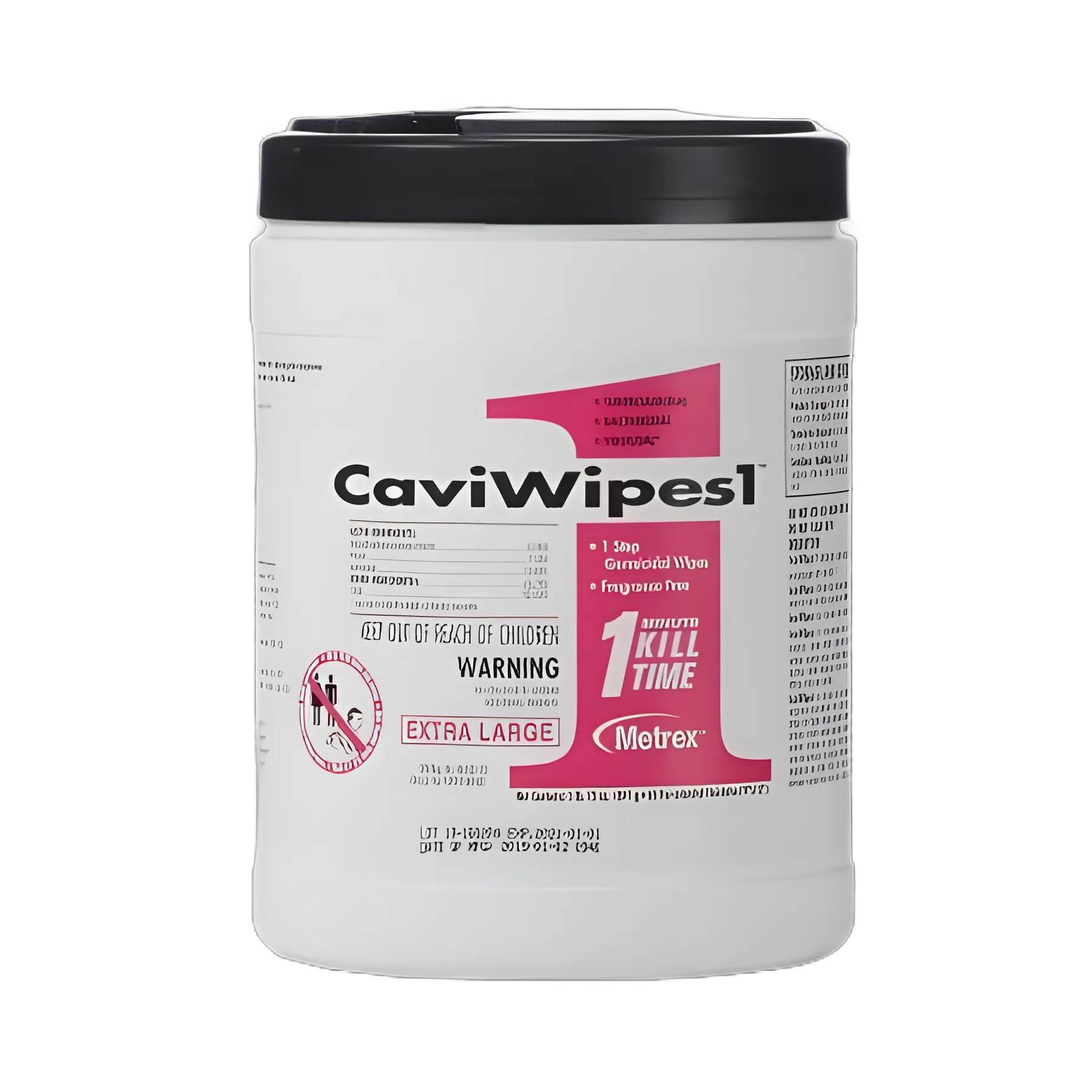 CaviWipes1™ Surface Disinfectant Premoistened Alcohol Based Manual Pull Wipe 65 Count Canister Alcohol Scent NonSterile