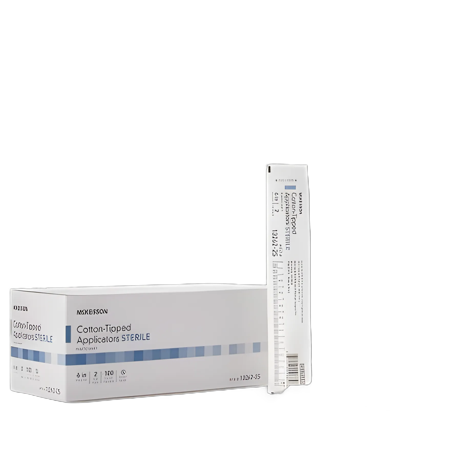 Swabstick McKesson Cotton Tip Plastic Shaft 6 Inch Sterile 2 per Pack