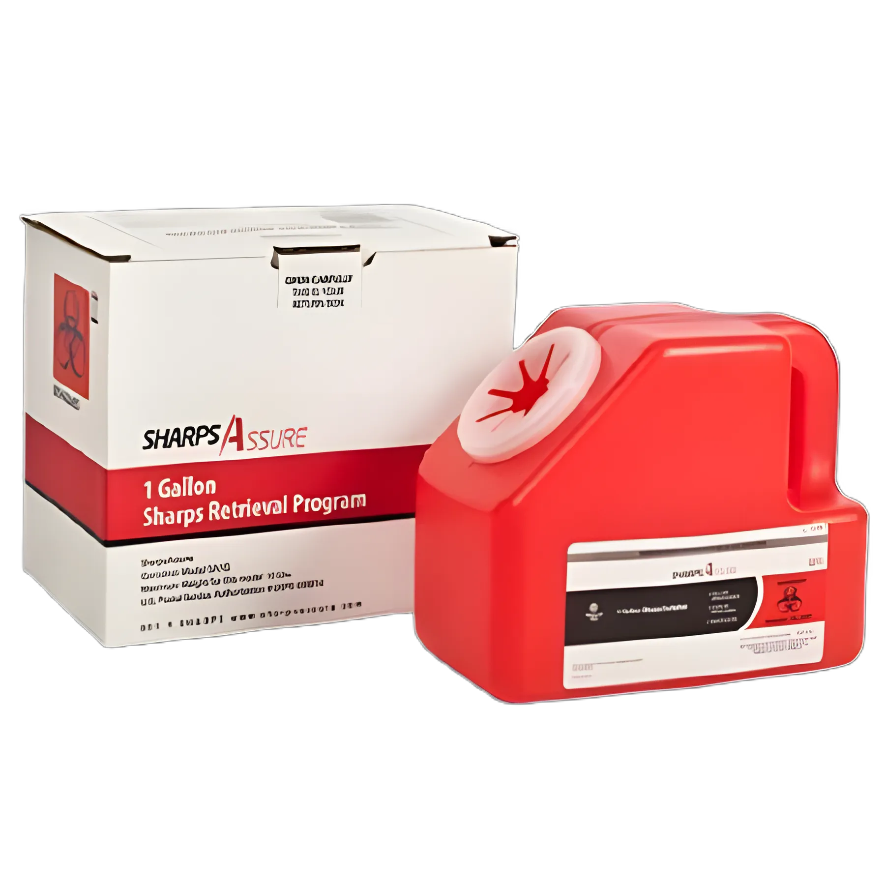 28 Gallon Sharps Assure Mailback Sharps Container with Red Base – Safe & Compliant Disposal Solution