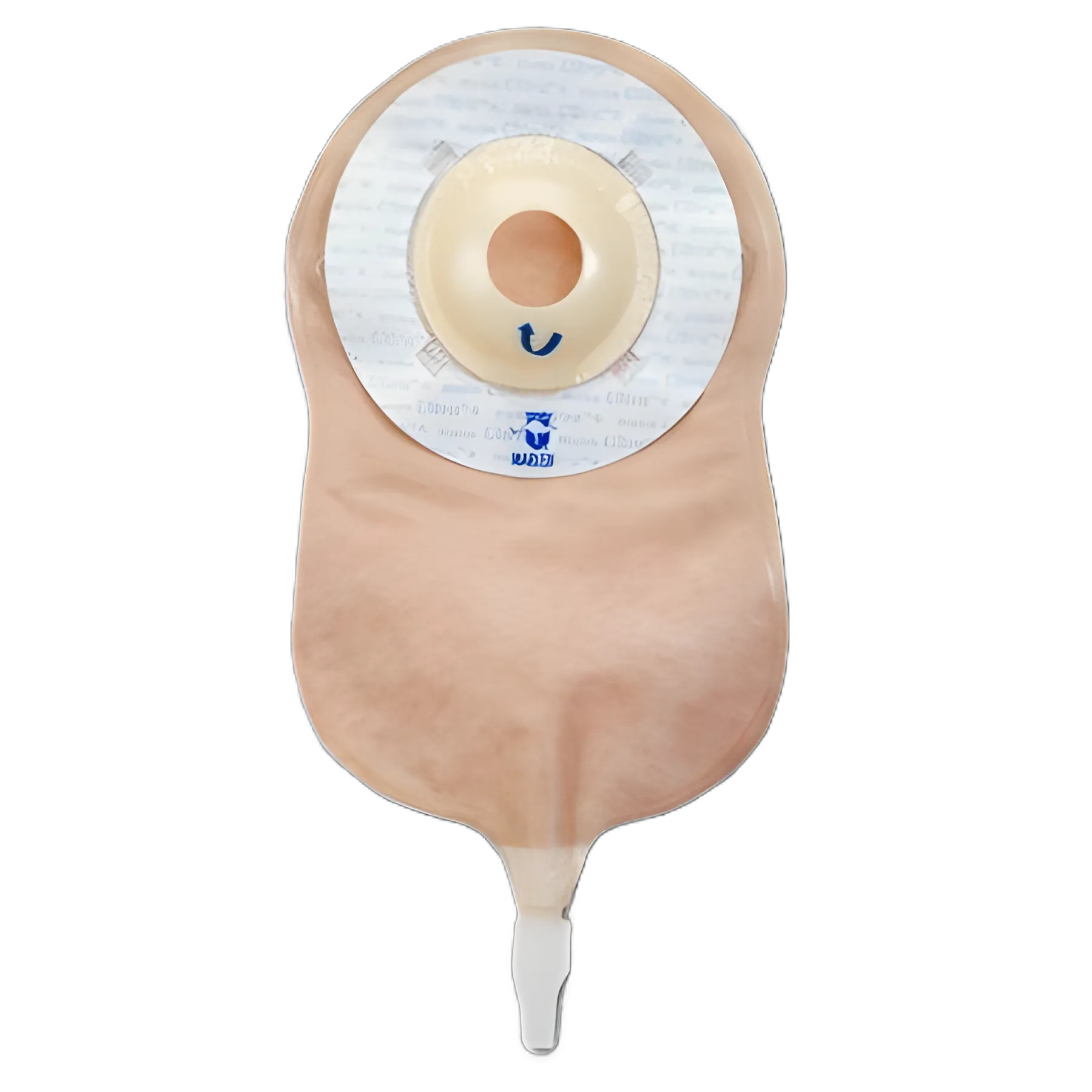 Urostomy Pouch UltraLite™ One-Piece System 8-3/4 Inch Length with Deep Convex Pre-Cut, Drainable - 77063