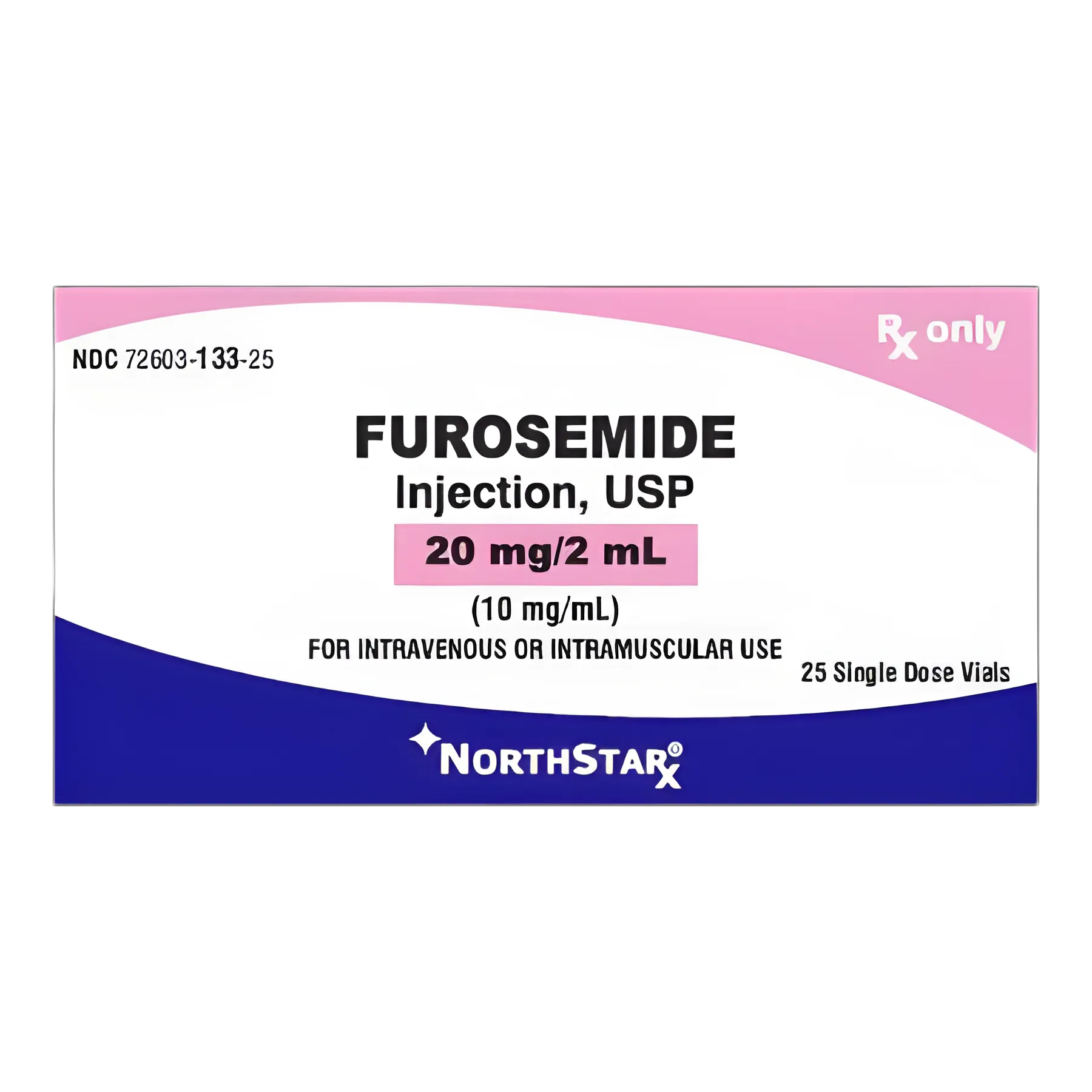Furosemide 10 mg / mL Injection Single-Dose Vial 2 mL