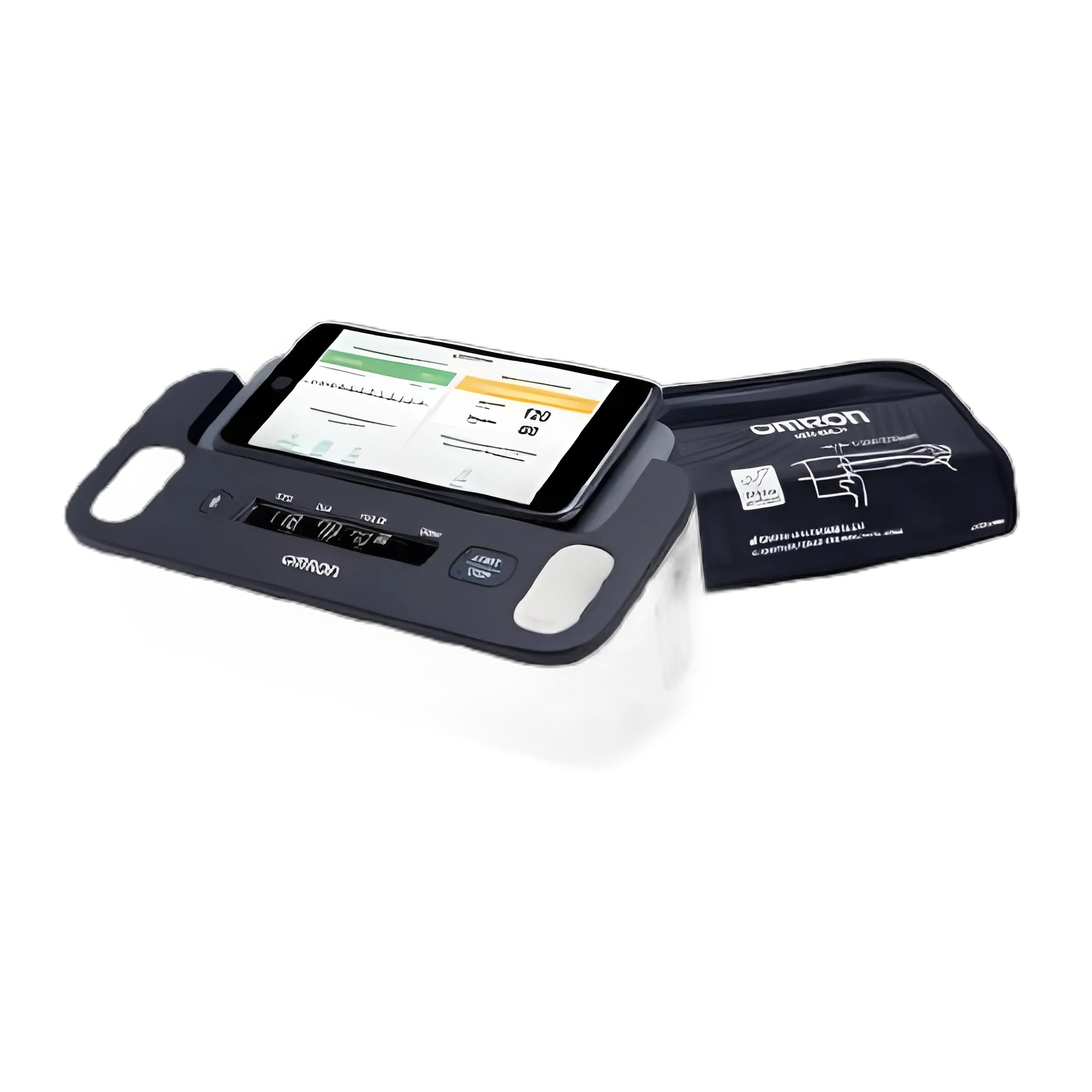 Omron Complete™ Home Automatic Digital Blood Pressure and EKG Monitor with Wide Range Nylon Cuff