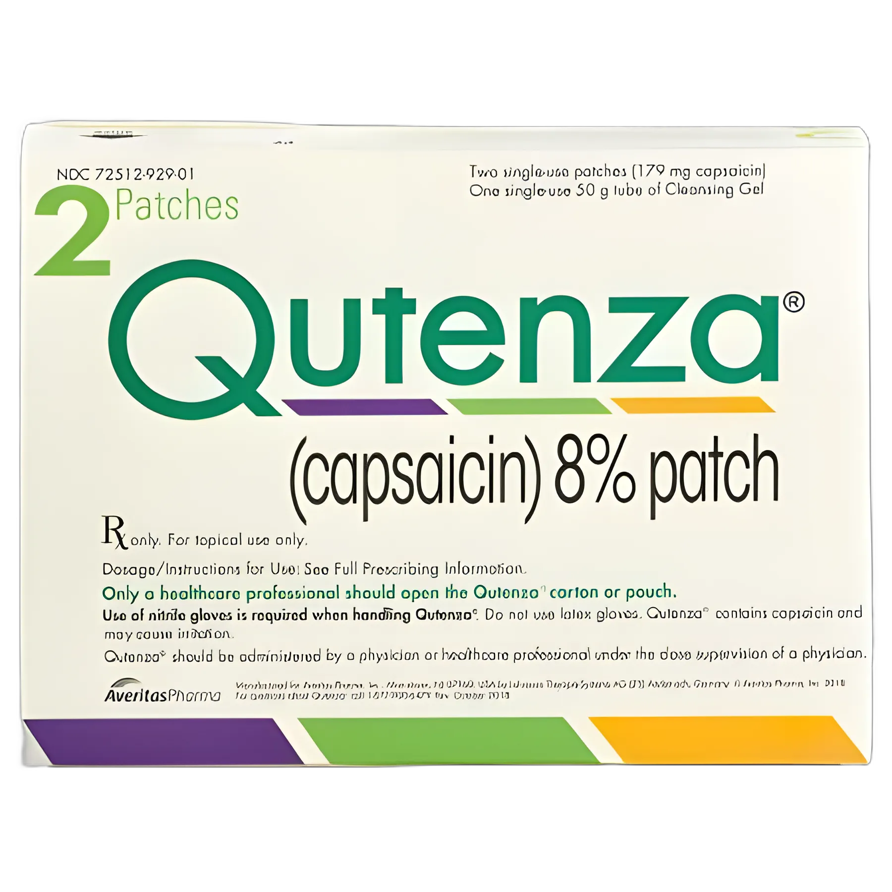 QUTENZA® Kit Capsaicin 0.08 Gel Single-Use Pouch 50 Gram - 72512092901