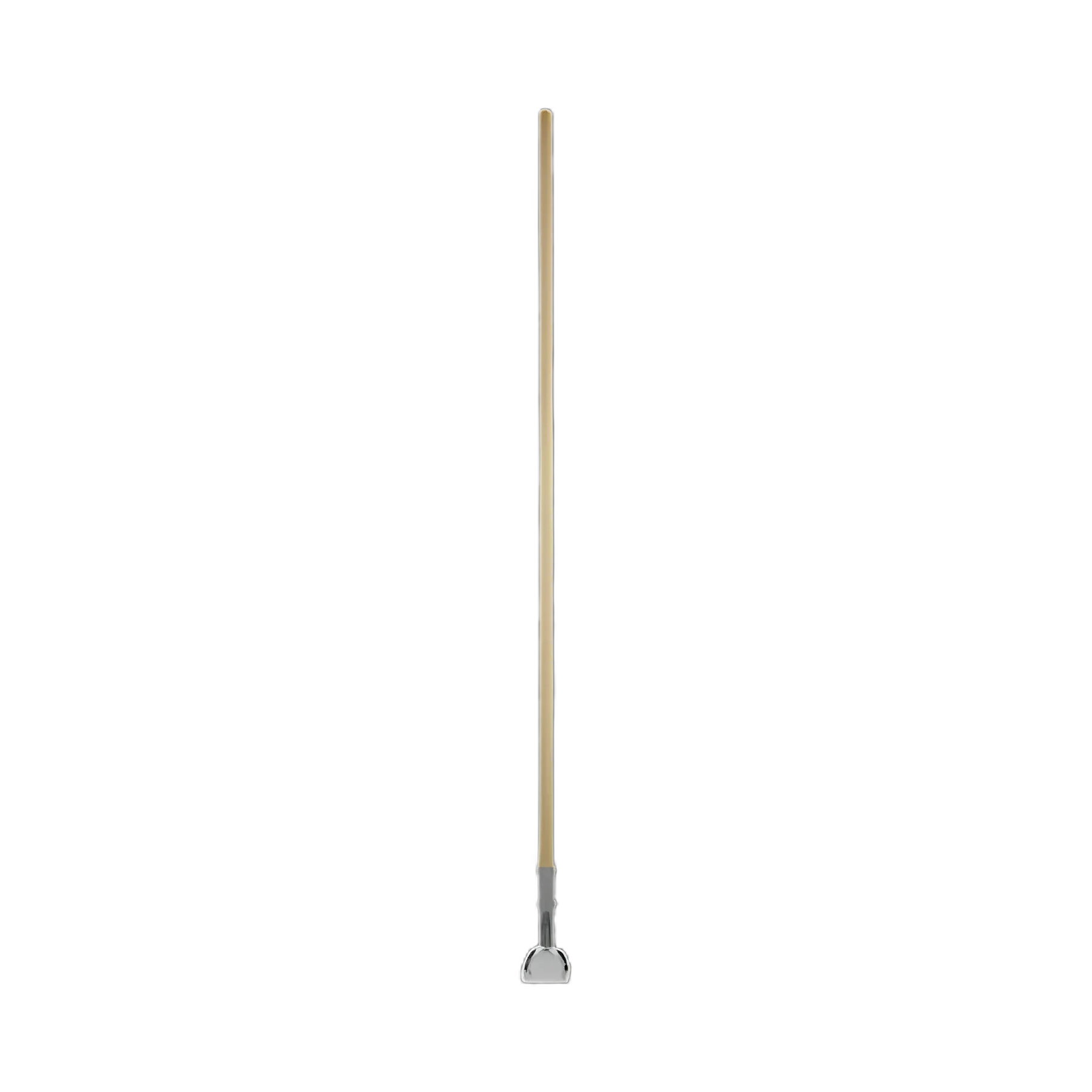 Boardwalk Clip-On Dust Mop Handle with Swivel Head - Lacquered Wood, 60" Length