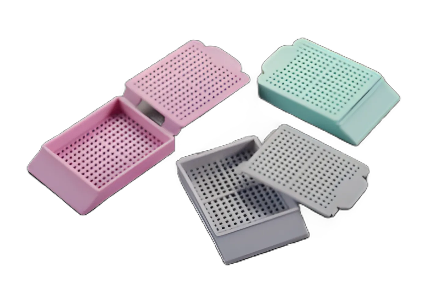 Histosette® I Acetal Lilac Biopsy Cassette by Simport Scientific