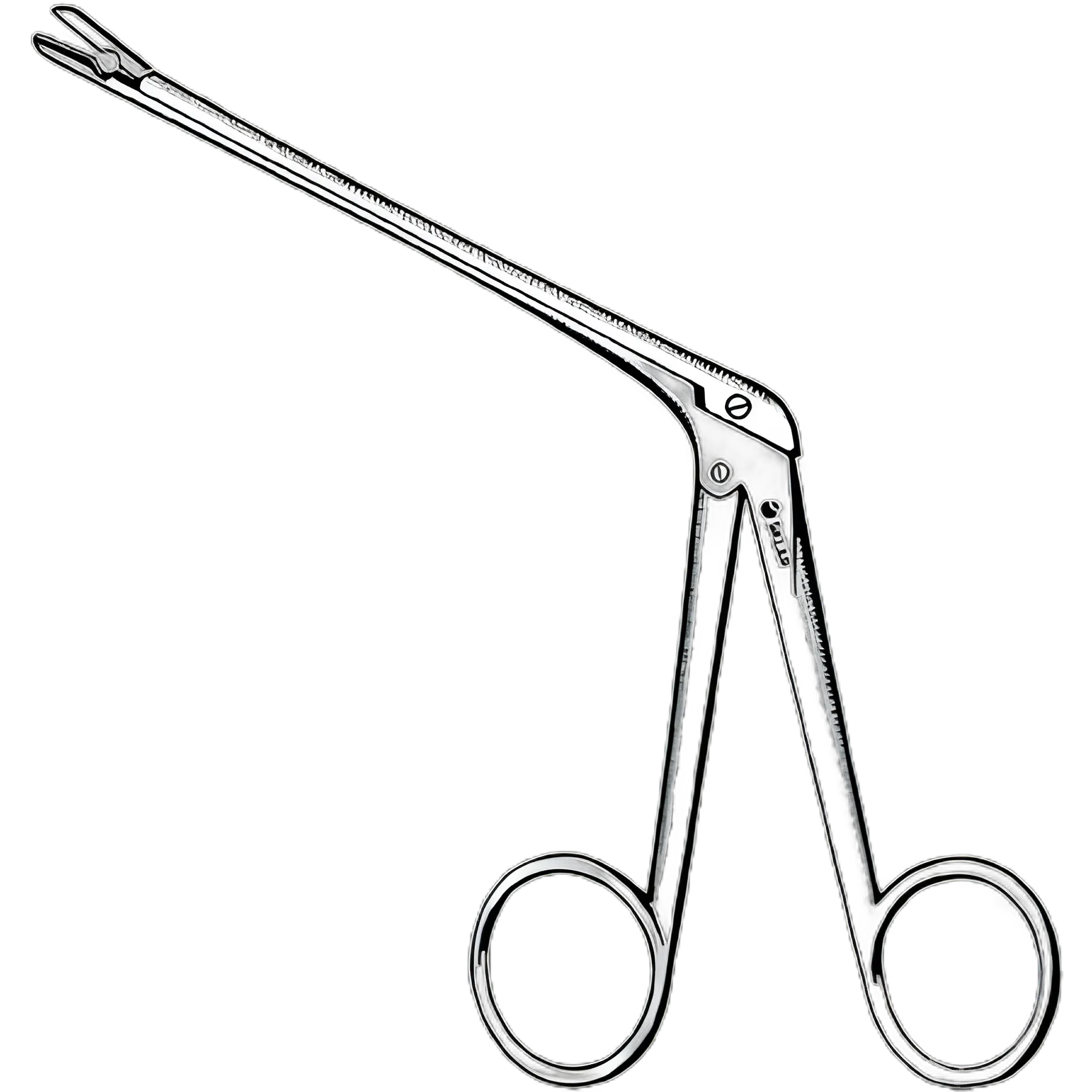 Bone Cutting Forceps Sklar® Takahashi 7-1/2 Inch Length OR Grade Stainless Steel NonSterile NonLocking Finger Ring Handle Straight Blunt Rounded 2 X 10 mm Cups