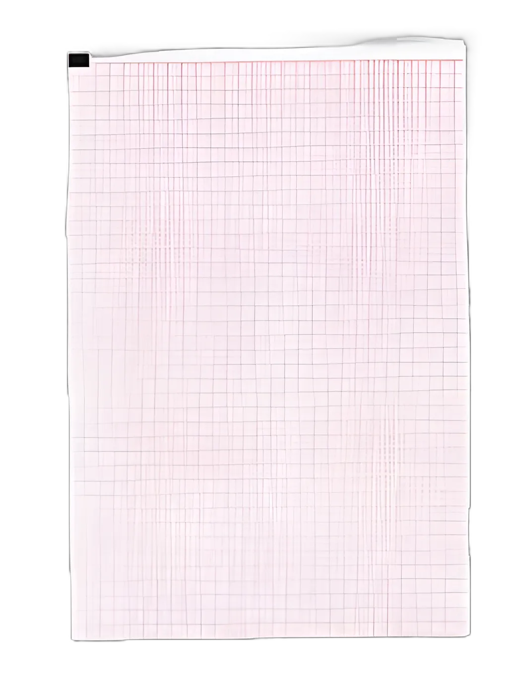 Diagnostic ECG Recording Paper Nihon Kohden 5 X 8 Inch Z-Fold Red Grid