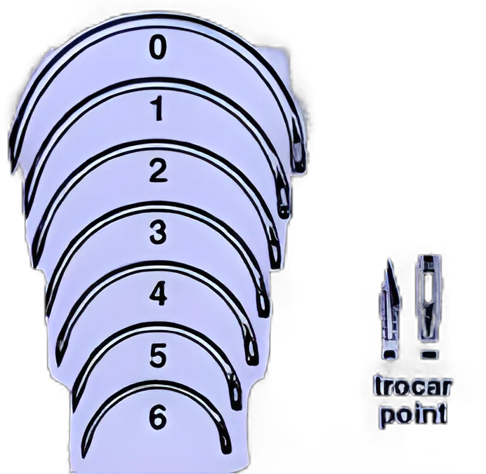 Trocar Point Suture Needle Anchor™ Trocar Type Size 5 Needle Single Use - 1826-5DG