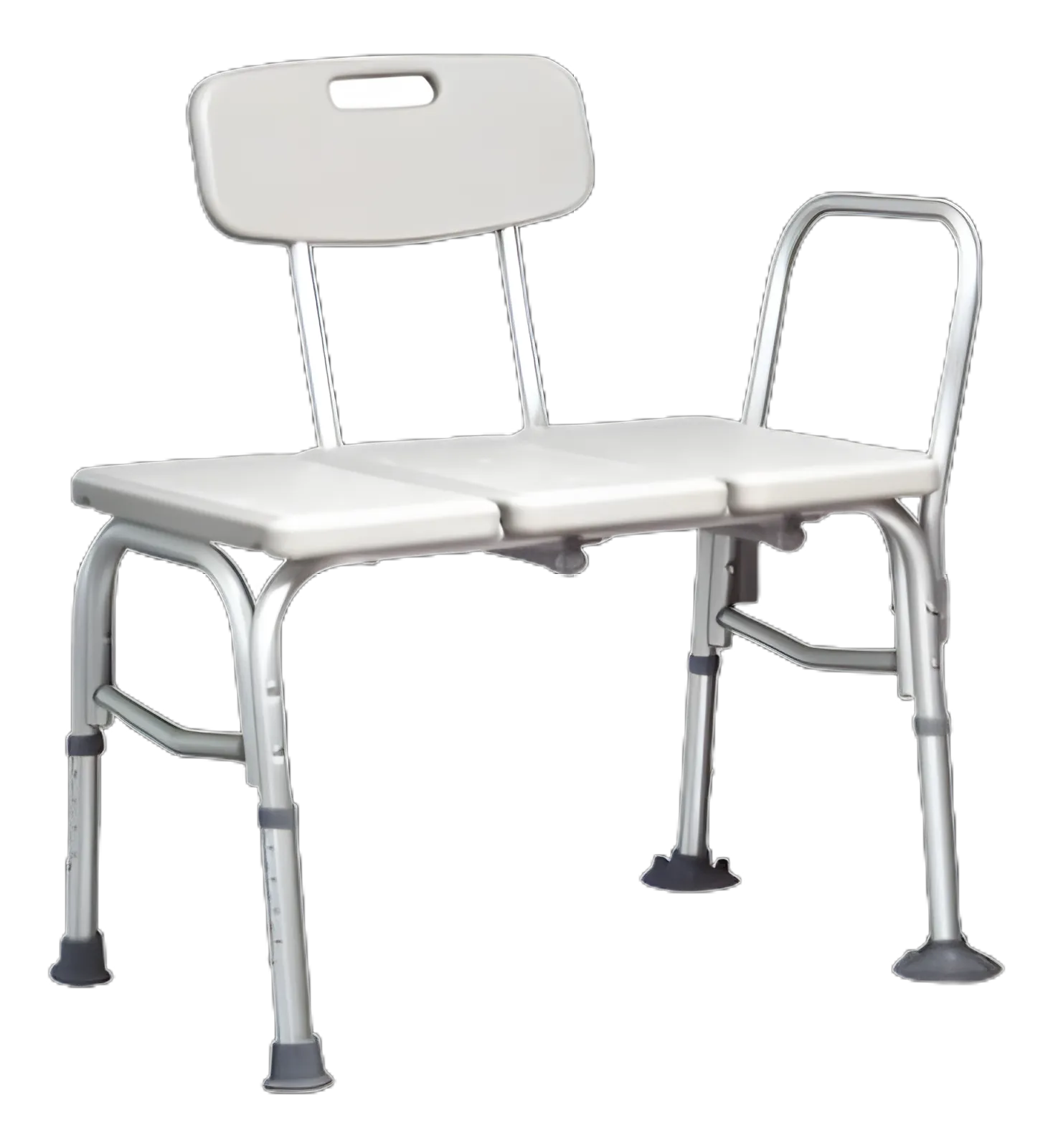 Lumex® Maxi-Drain Bath Transfer Bench Side Arm 22-1/4 Inch Seat Height 350 lbs. Weight Capacity - 7927A - 1
