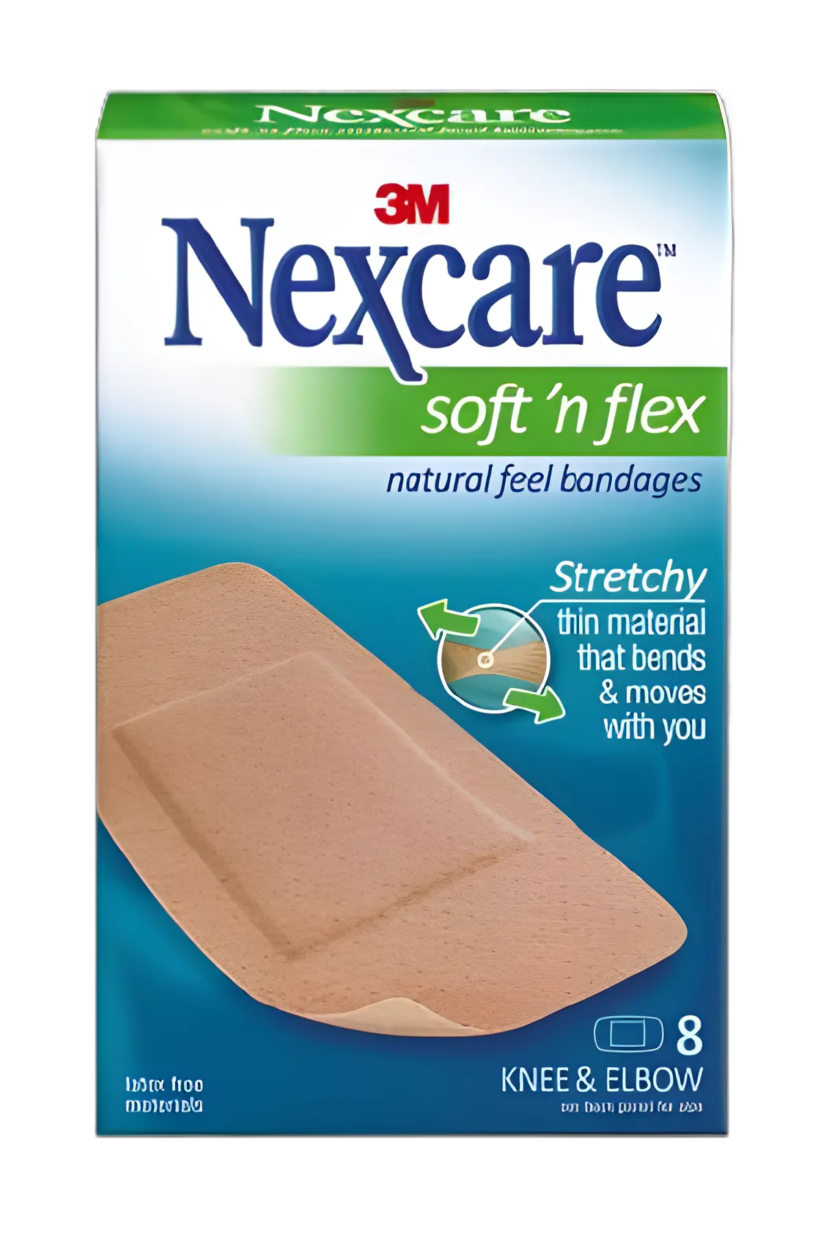 Nexcare™ Soft 'n Flex Adhesive Strip 2x4 Inch Fabric, Sterile - Tan