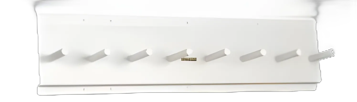Wall-Mounted X-Ray Apron Storage Rack with 8 Pegs by Infab Inc