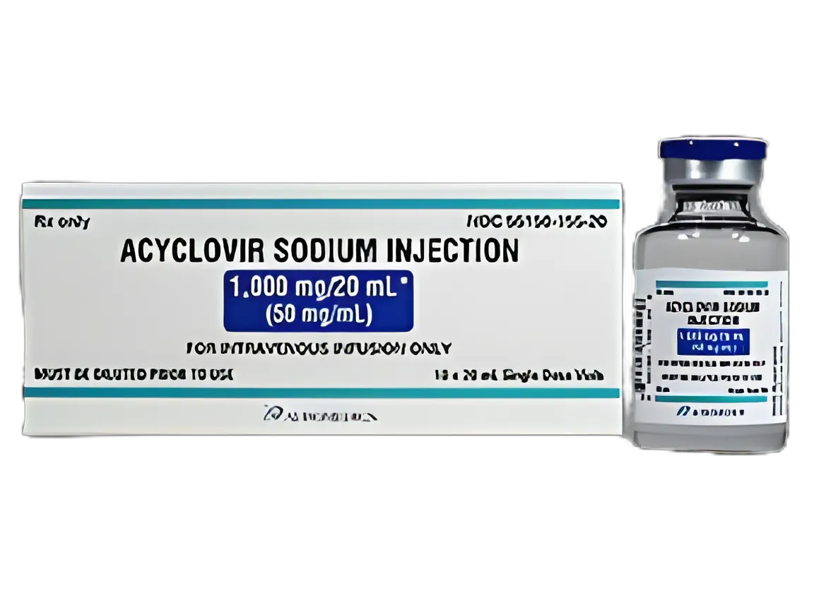 Acyclovir Sodium 50 mg / mL Injection Single-Dose Vial 20 mL