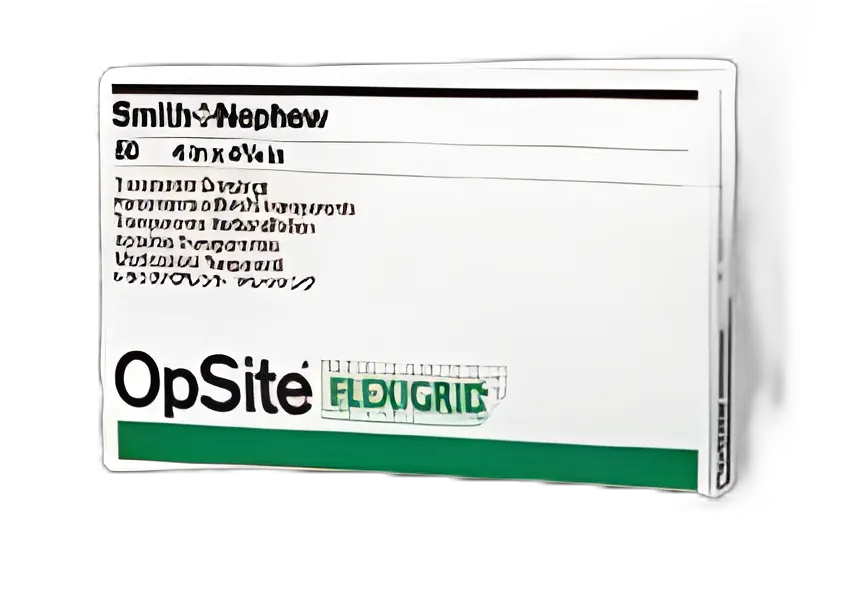 Transparent Film Dressing OpSite Flexigrid 4 X 4-3/4 Inch 2 Tab Delivery Rectangle Sterile - 66024630