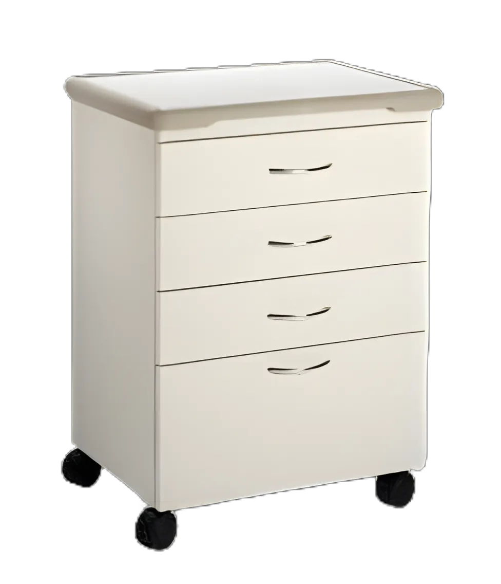 Midmark Synthesis Mobile Treatment Cabinet - 18x27x33 Inch, Pebble Gray