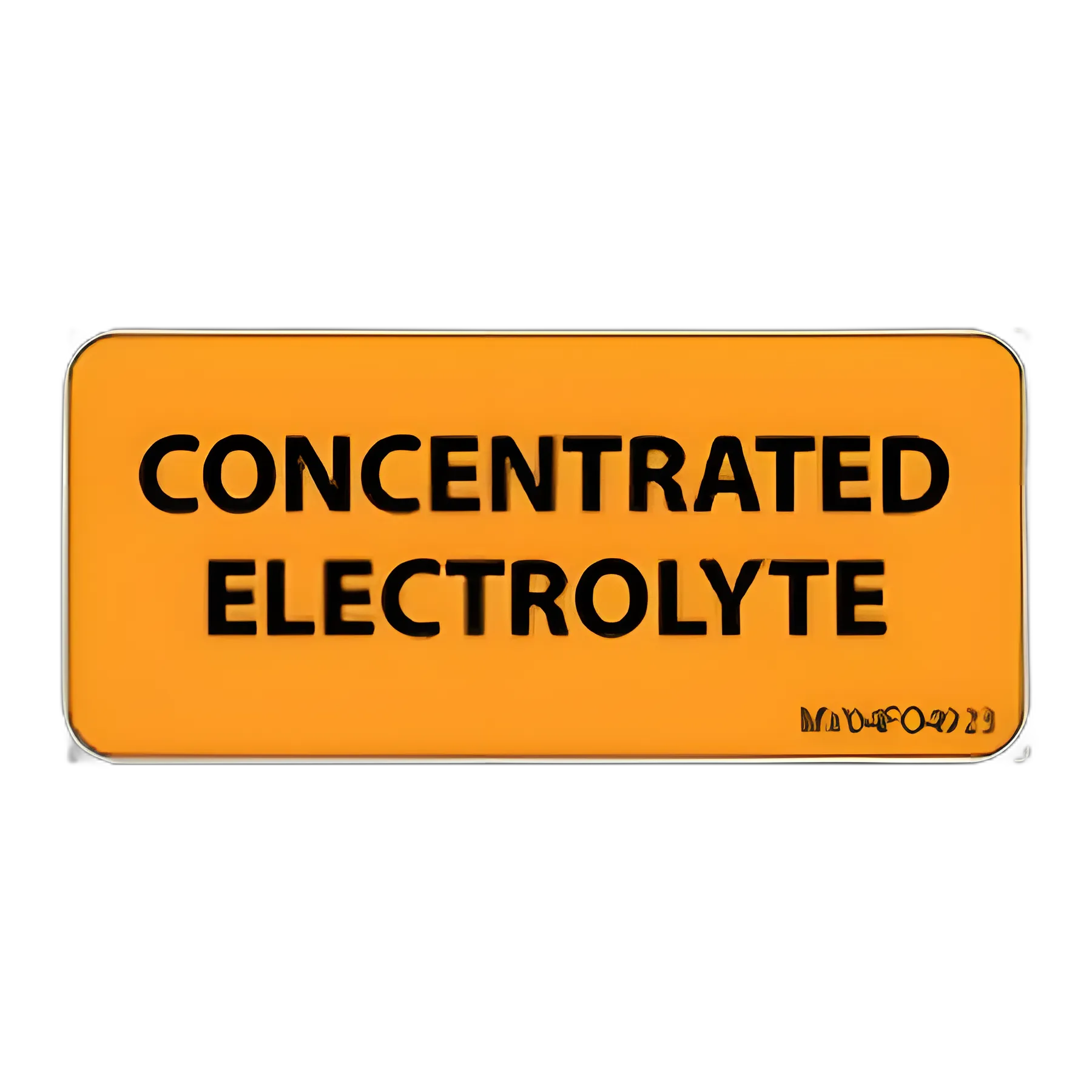 MedVision® Anesthesia Concentrated Electrolyte Orange Drug Label, 1 X 2-1/4 Inch by Precision Dynamics