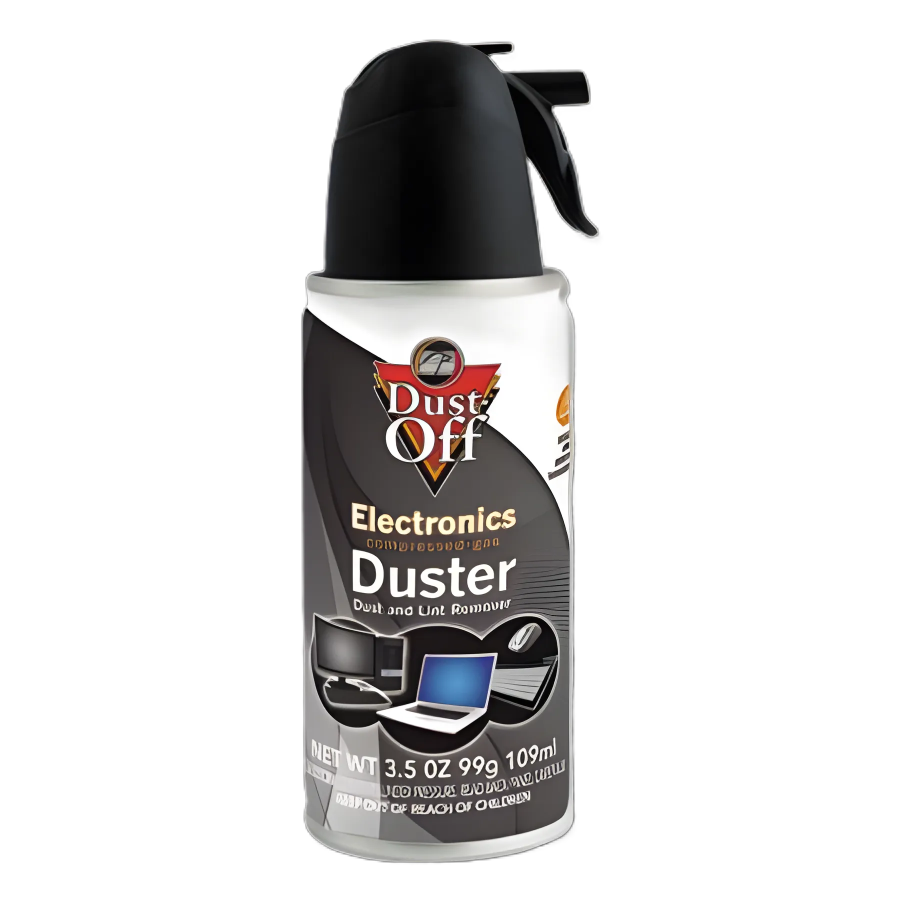 Disposable Compressed Air Duster, 3.5 oz Can