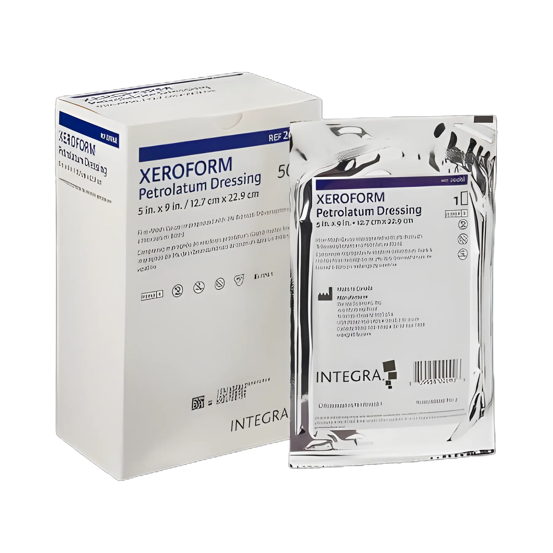 Xeroform Petrolatum Impregnated Dressing Xeroform™ Rectangle 5 X 9 Inch Sterile - DKC20068