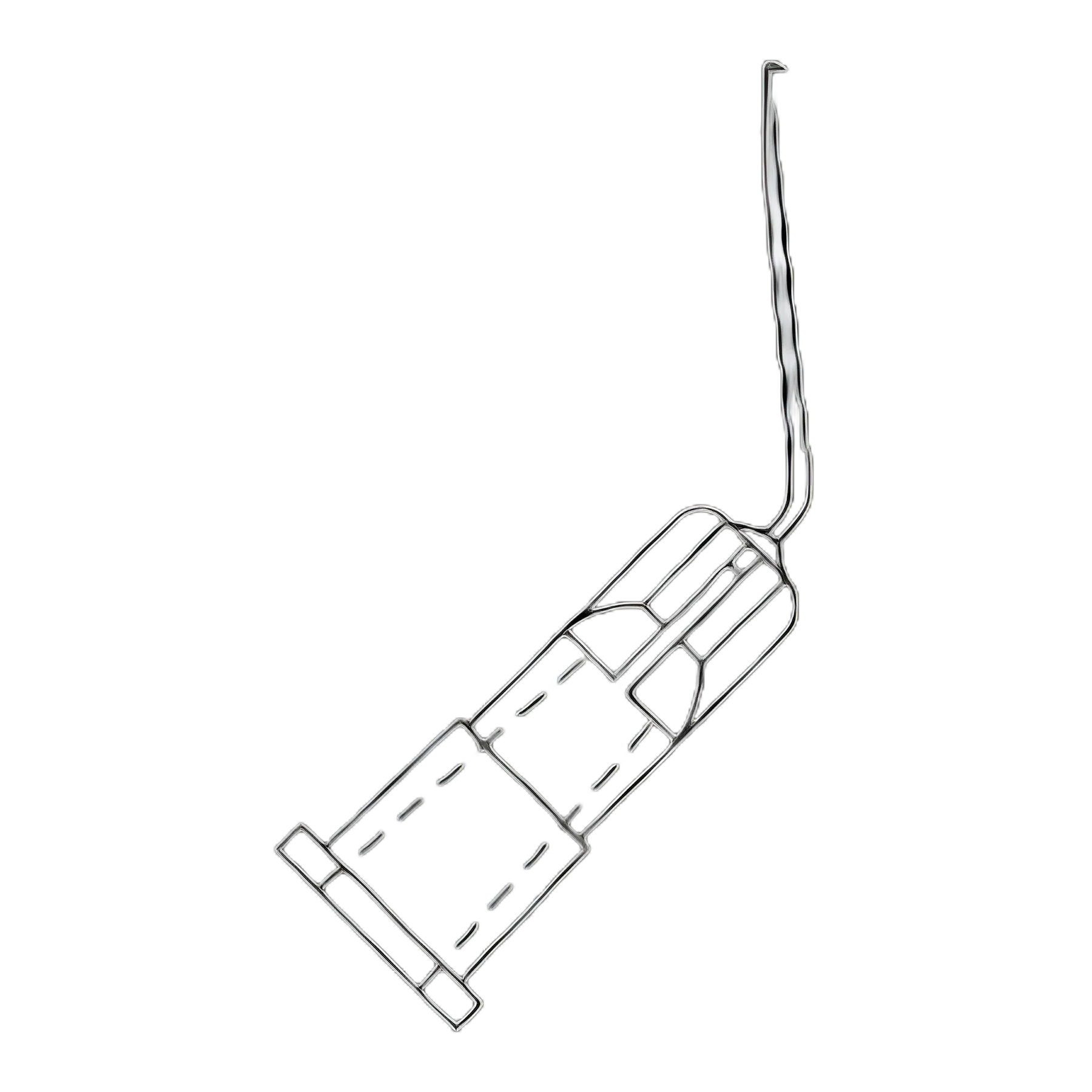 Irrigating Cystotome 27 Gauge 5/8 Inch Length 90° Angled Tip