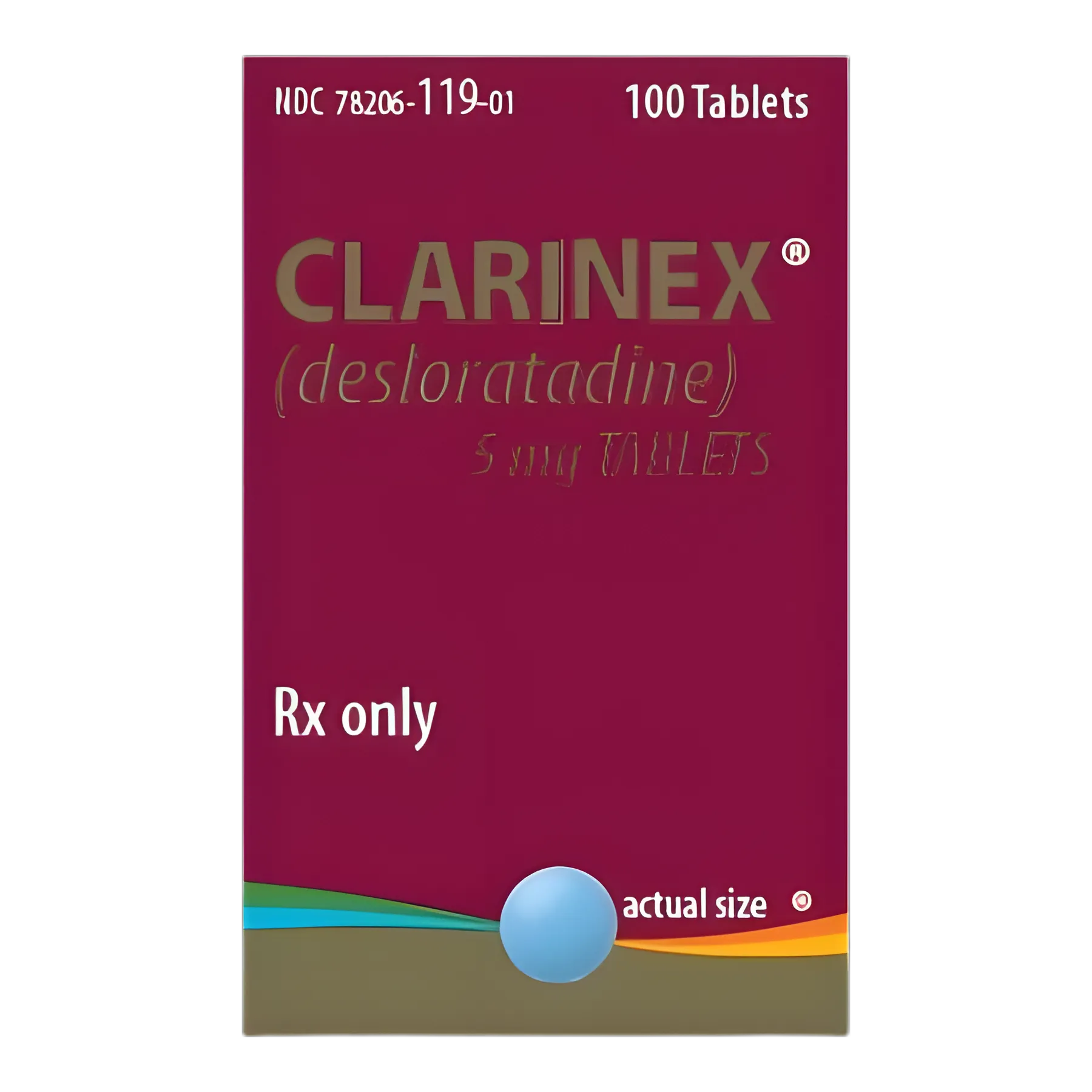 Clarinex® Desloratadine 5 mg Tablet Bottle 100 Tablets