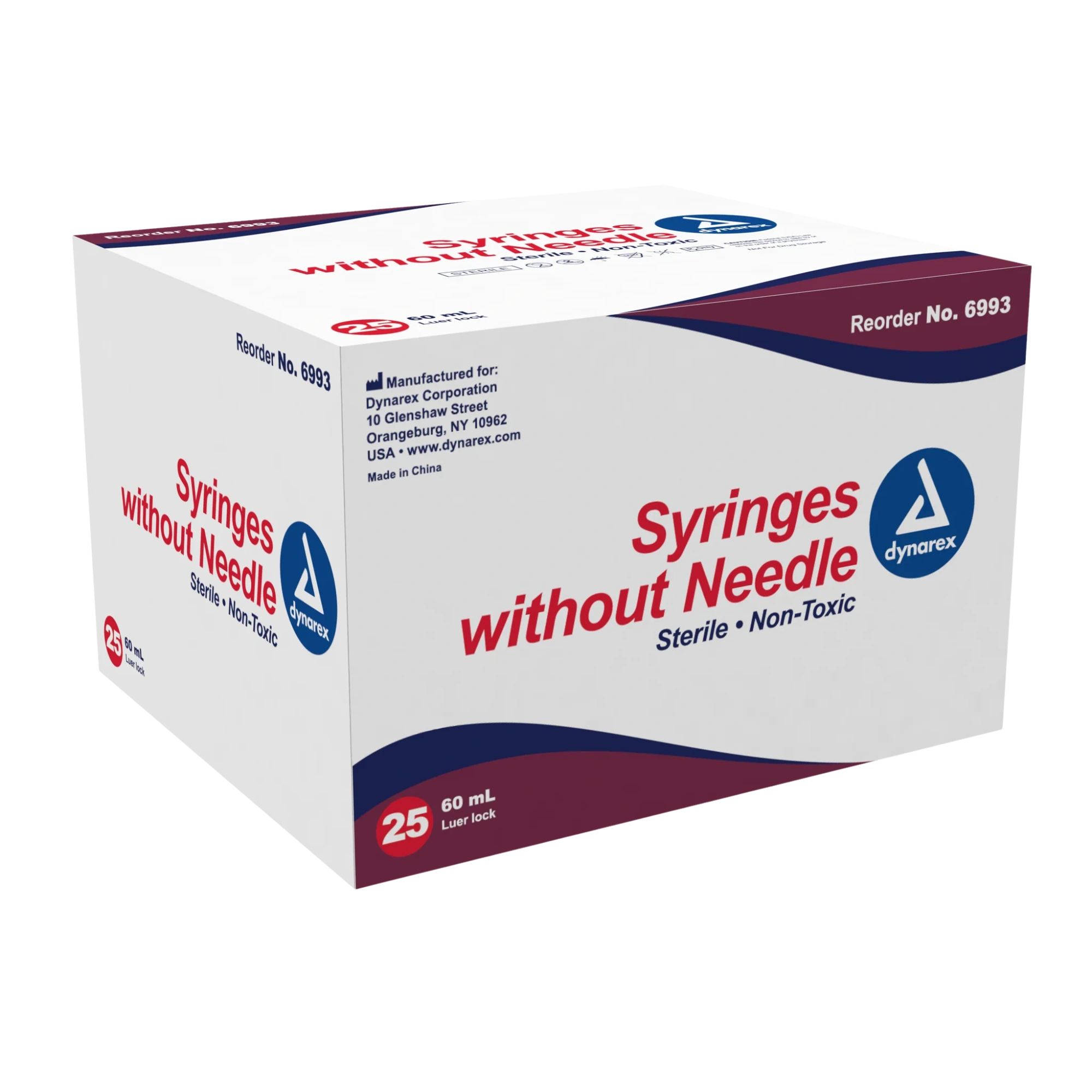 60ml Luer Lock Syringe without Needle