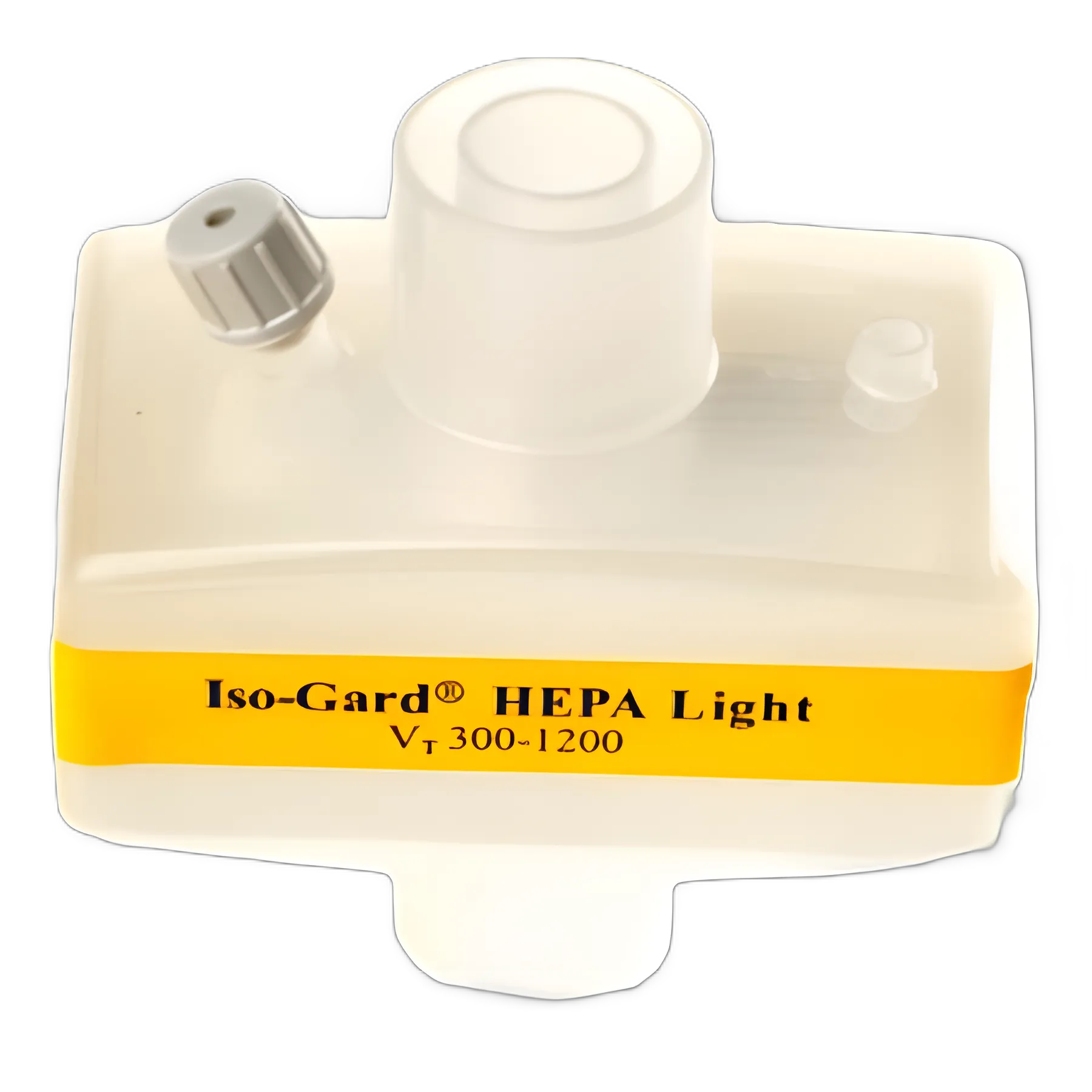 Heat and Moisture Exchanger with Filter Gibeck® ISO-Gard® 33.81 mg H2O / L Vt = 0.5 L 2.3 cm H2O @ 60 LPM - 28022