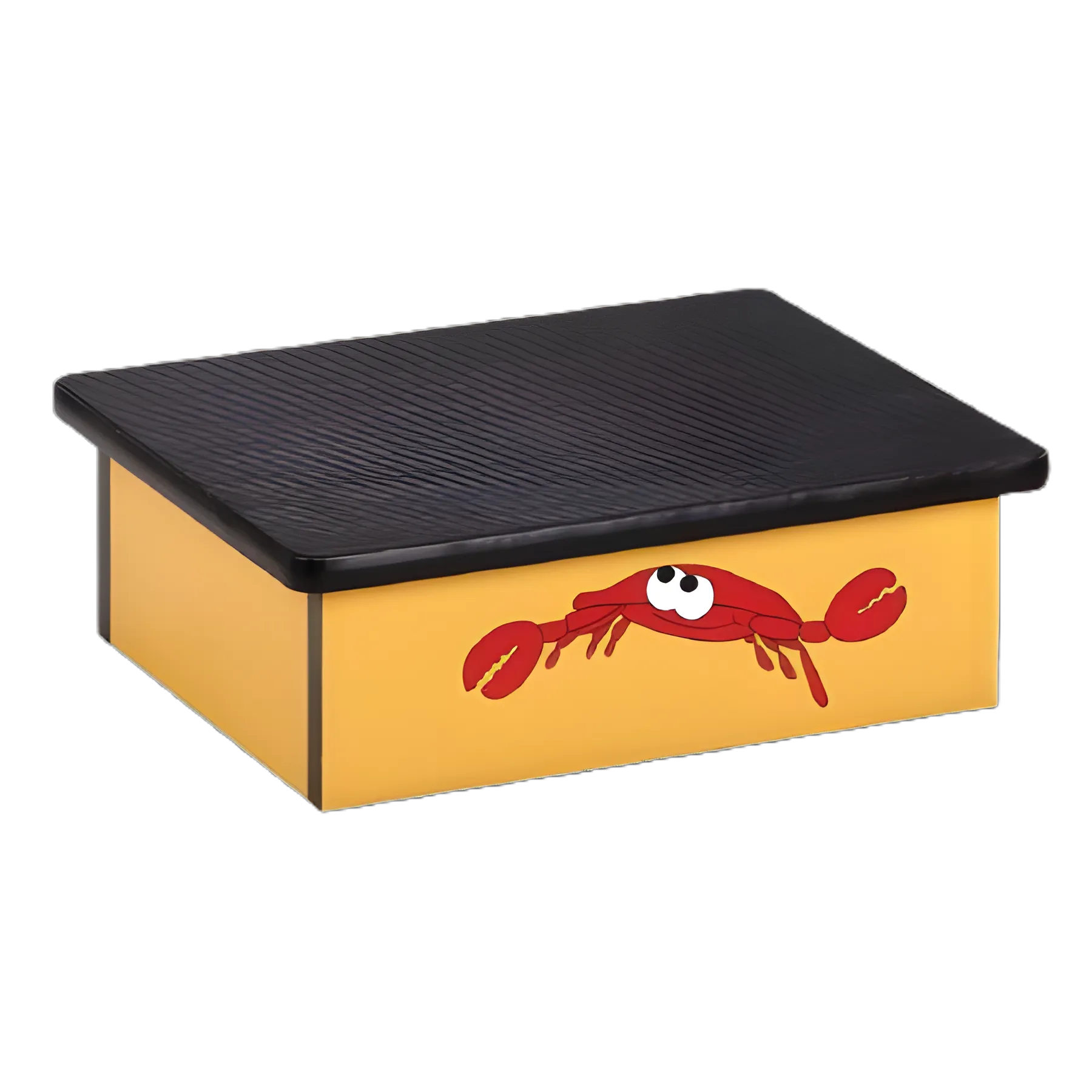 Pediatric 1-Step Stool with Wood Frame and Non-Skid Tread - 7 Inch Height