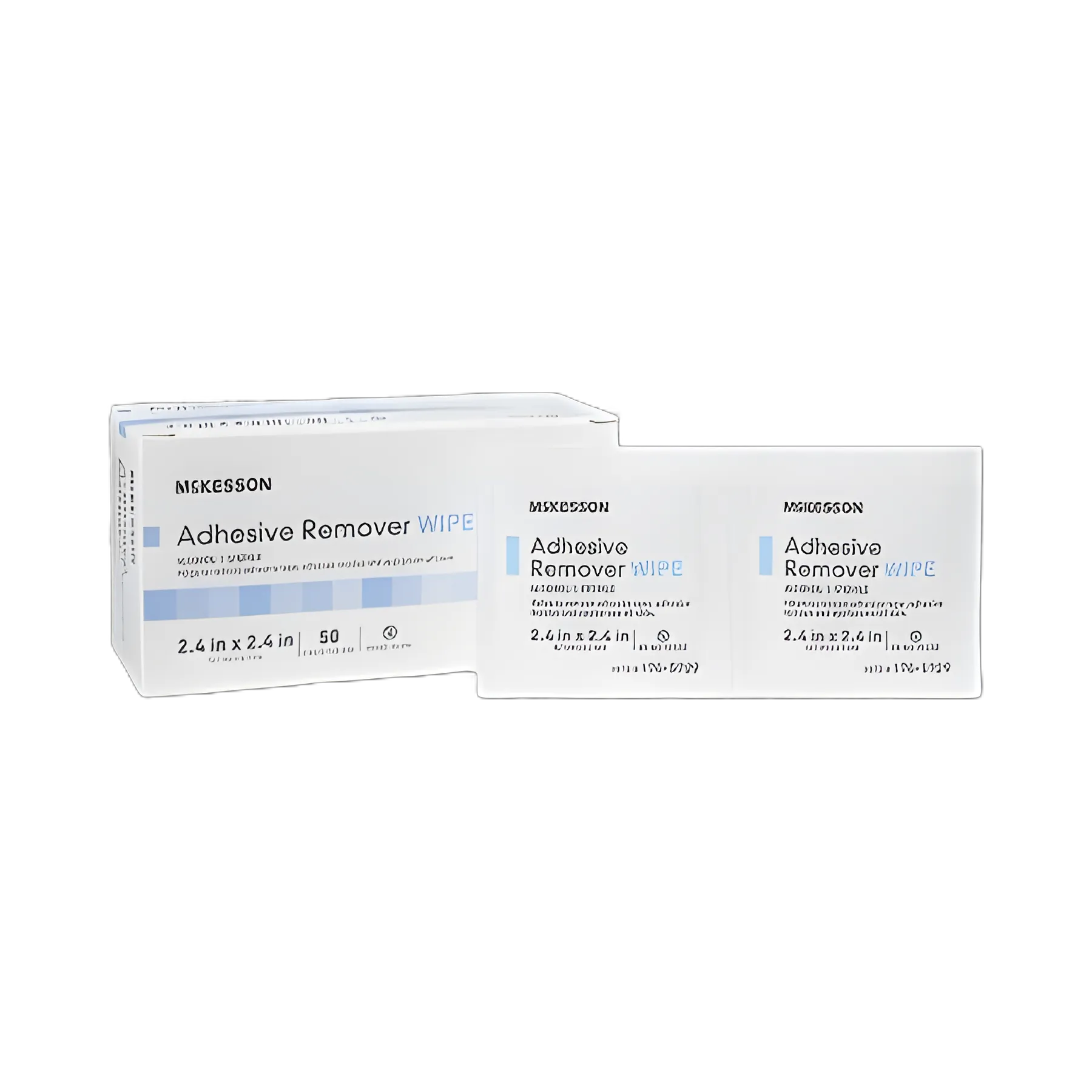 McKesson Adhesive Remover Wipes - Gentle, Alcohol-Based, Latex-Free, 50/Box