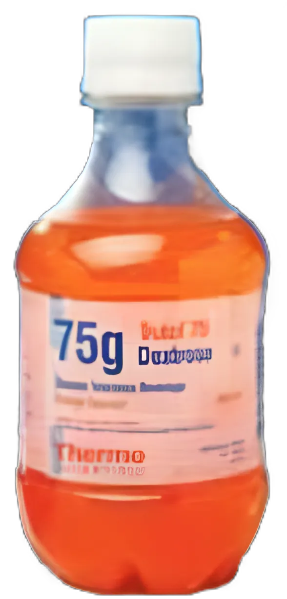 Glucose Tolerance Beverage Trutol® Orange 75 Gram 10 oz. per Bottle