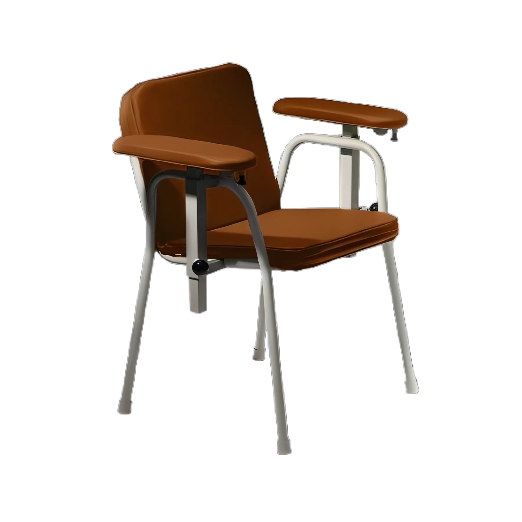 Ritter® 281 Blood Drawing Chair with Double Fixed Armrest in Spice - Midmark 281-011-863