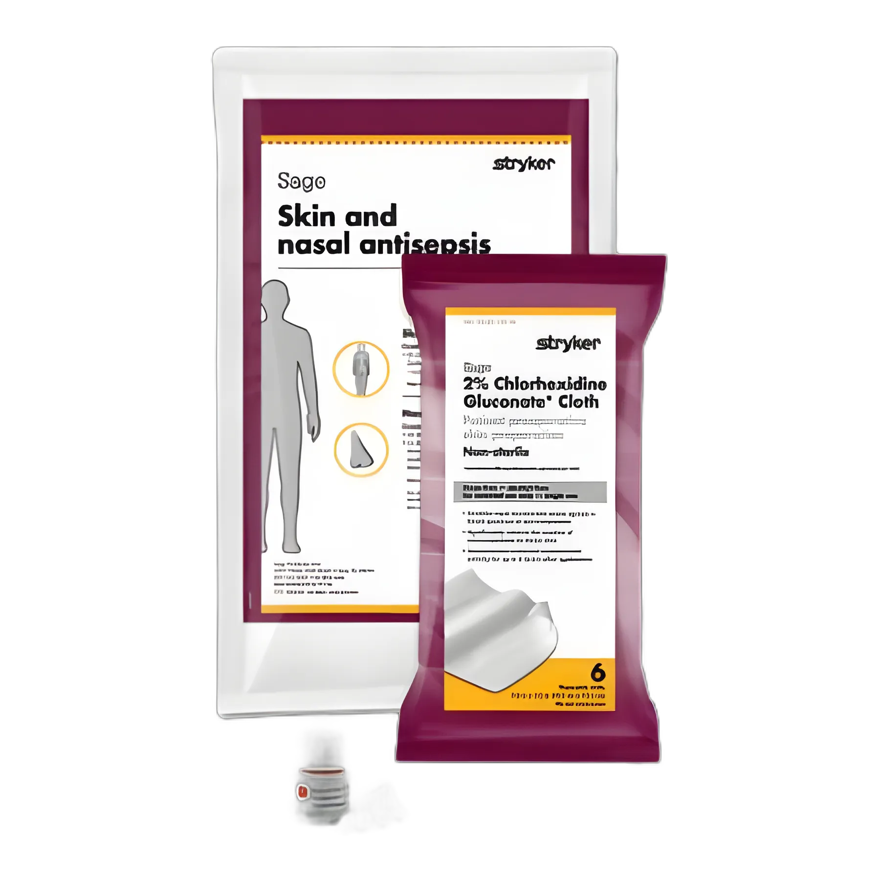 Skin and Nasal Prep Kit Sage Nose To Toes™ Soft Pack 2% / 5% Strength CHG (Chlorhexidine Gluconate) / Povidone-Iodine NonSterile