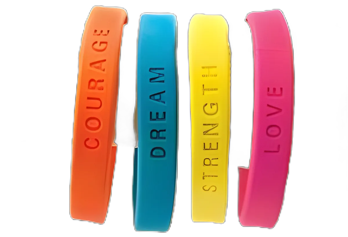MiniBadges™ Neon Inspiration Wristband Bracelets for Patient Motivation