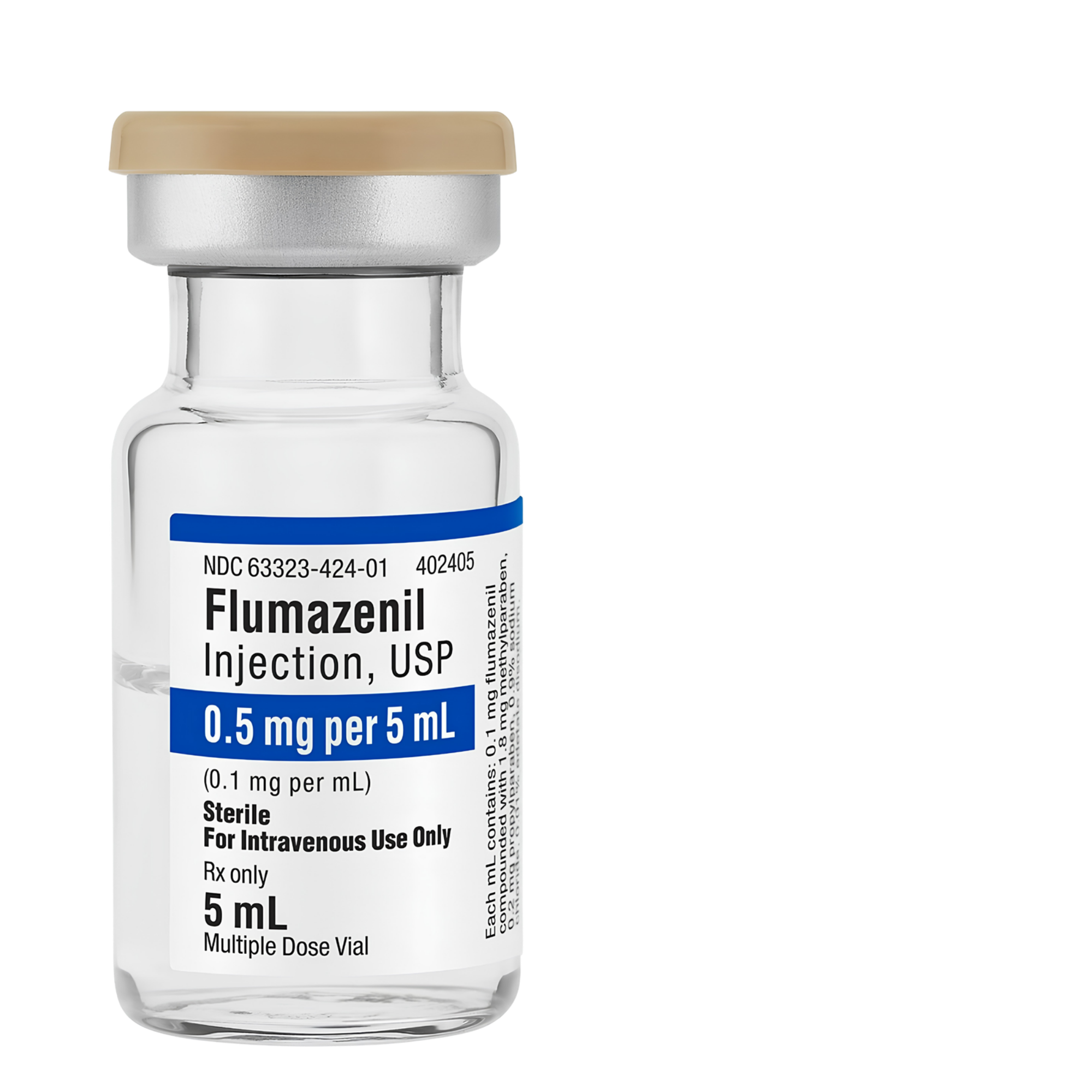 Flumazenil 0.1 mg / mL Injection Multiple-Dose Vial 5 mL