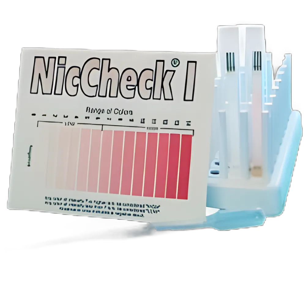 NicCheck I Cotinine Test Kit for Nicotine Detection - 50 Tests, CLIA Waived