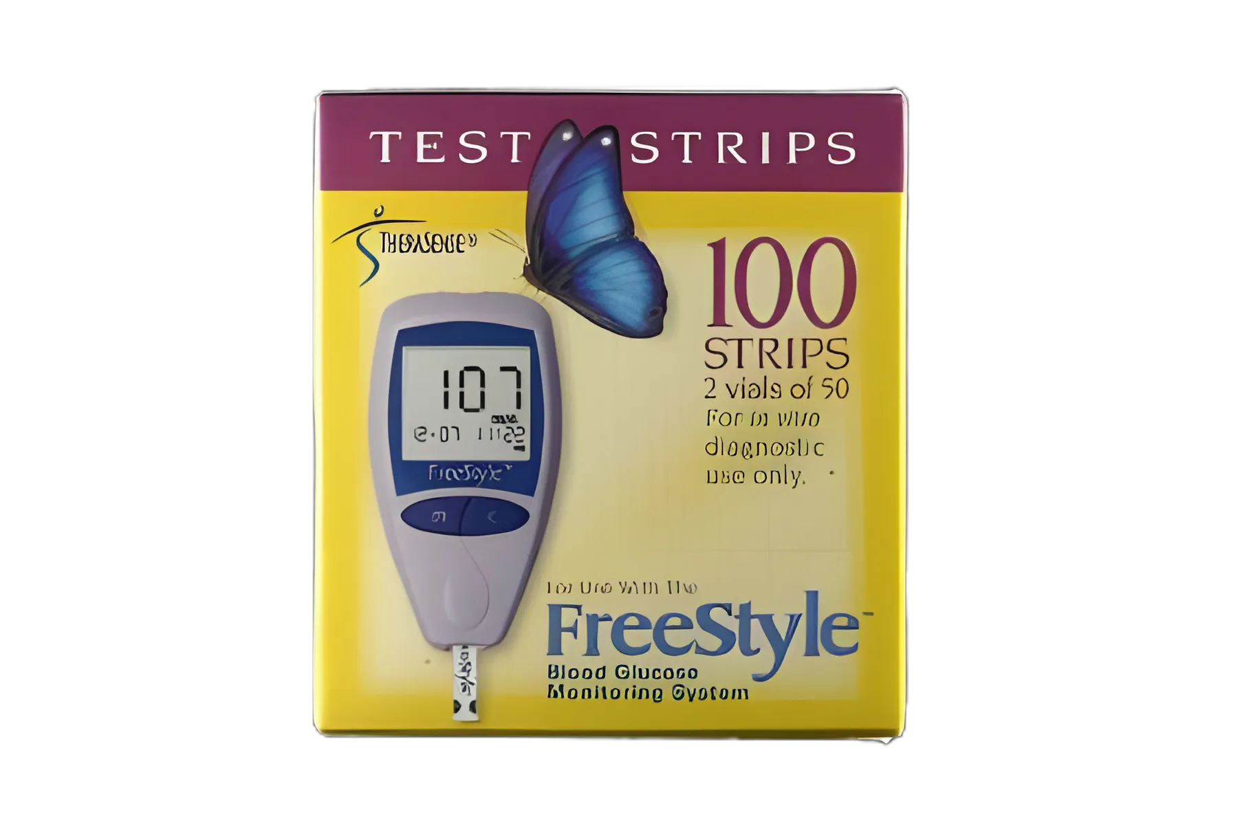 Blood Glucose Test Strips FreeStyle Lite® 100 Strips per Pack - 99073012101