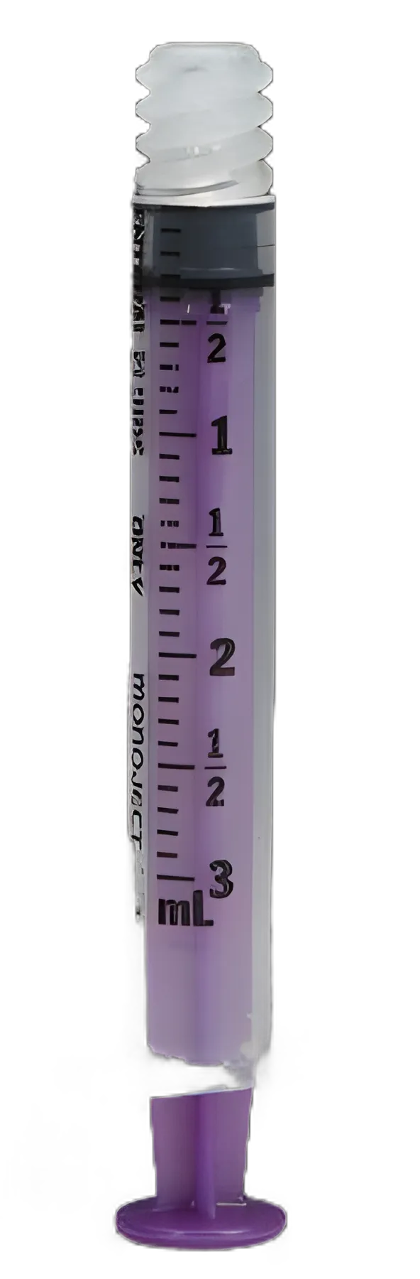 Monoject™ 3 mL Enteral/Oral Syringe by Cardinal Health - Latex-Free