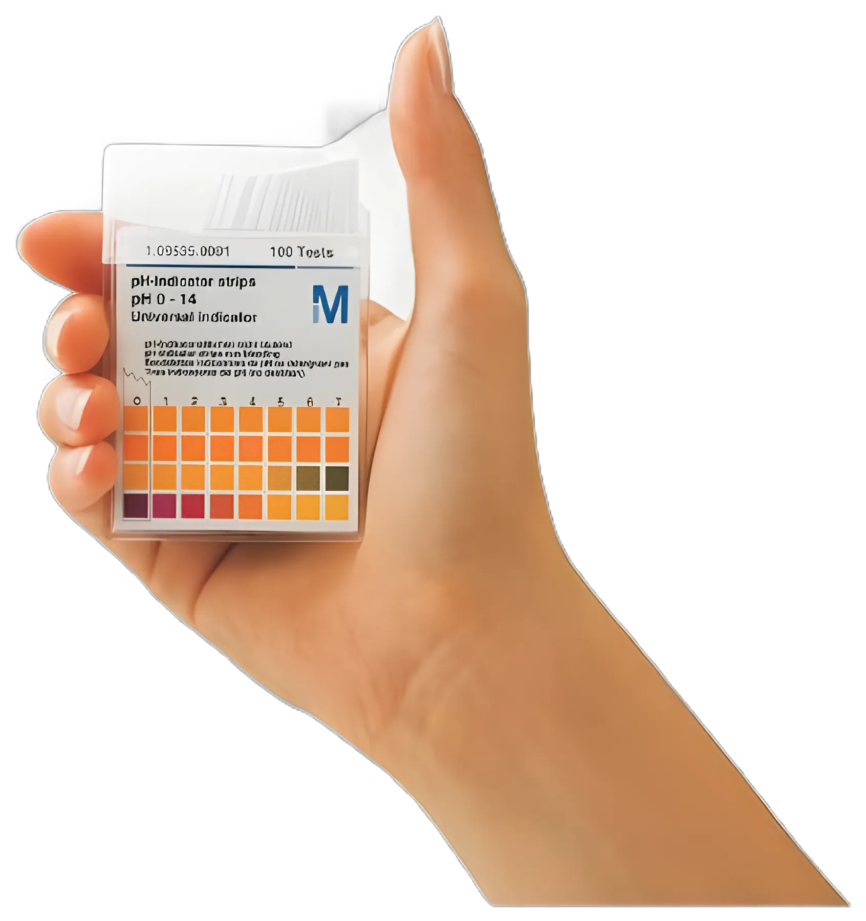 EMD Millipore MColorpHast™ pH Indicator Strip Universal, 15 Graduations, 10° to 25°C Storage Requirements, 0 to 14 pH Range - M1095350007
