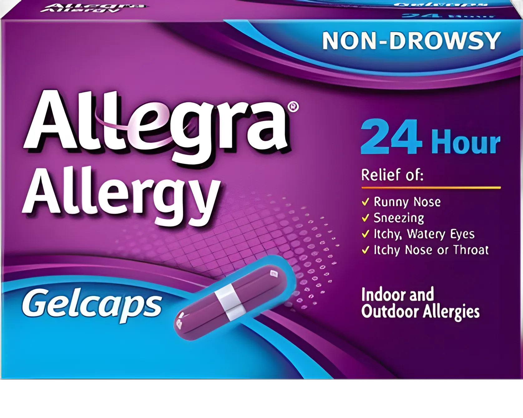 Allergy Relief Allegra® 180 mg Strength Gelcap 8 per Box