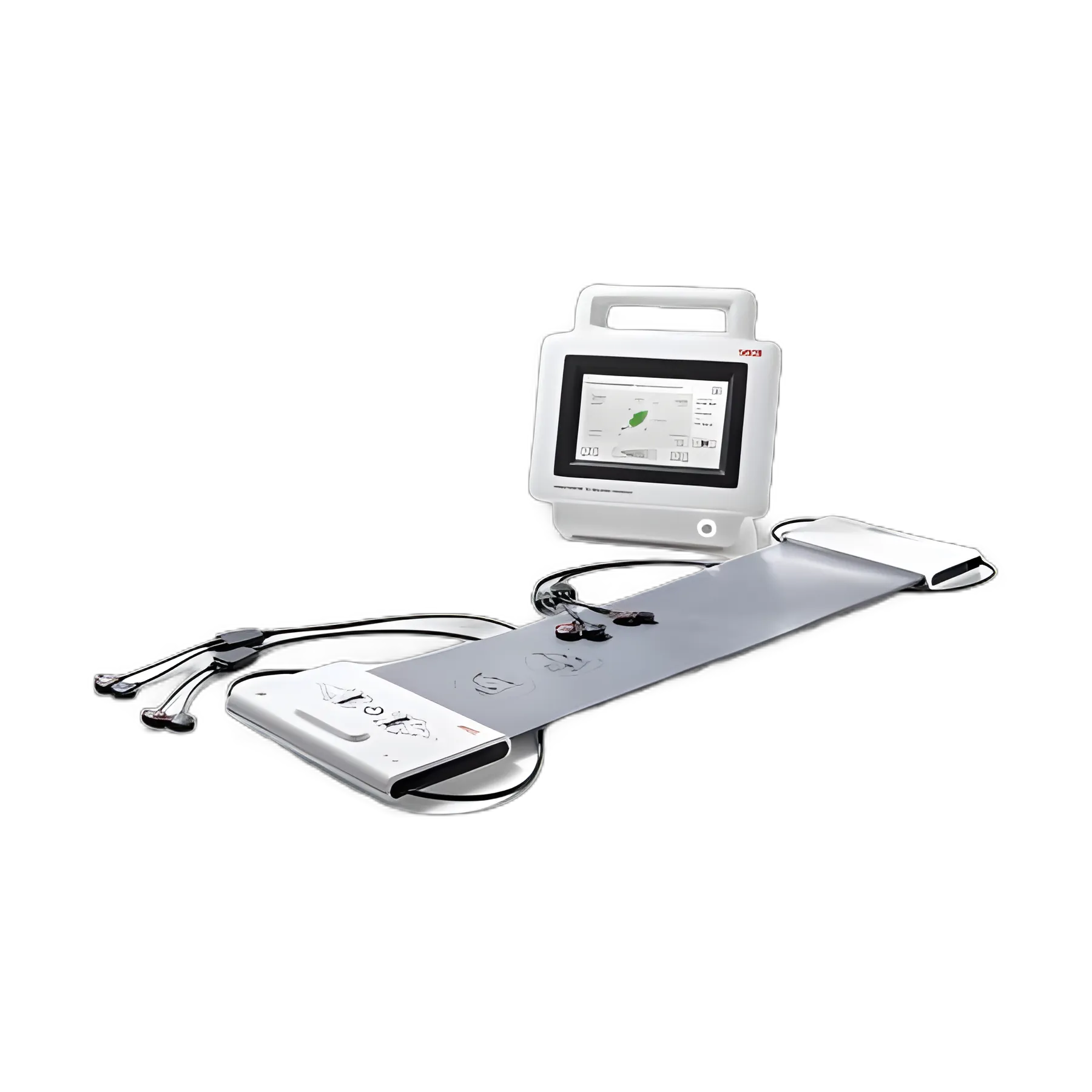 Full Body Composition Analyzer - Mobile Portable seca® 525 Touchscreen Display 330 lbs. Gray / White