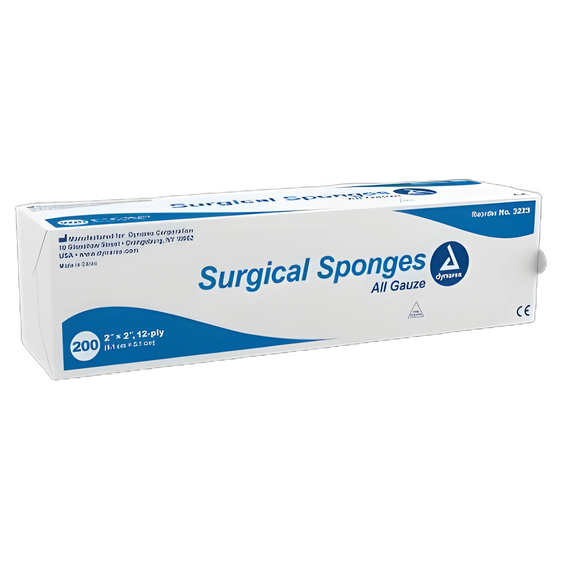 Gauze Sponge Dynarex® 2 X 2 Inch 200 per Pack NonSterile 12-Ply Square