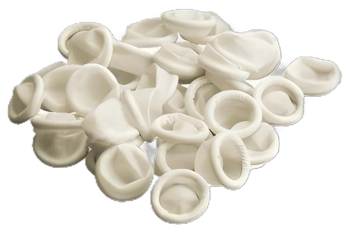 Finger Cot Medium 2-3/4 Inch Length Powder Free Latex NonSterile
