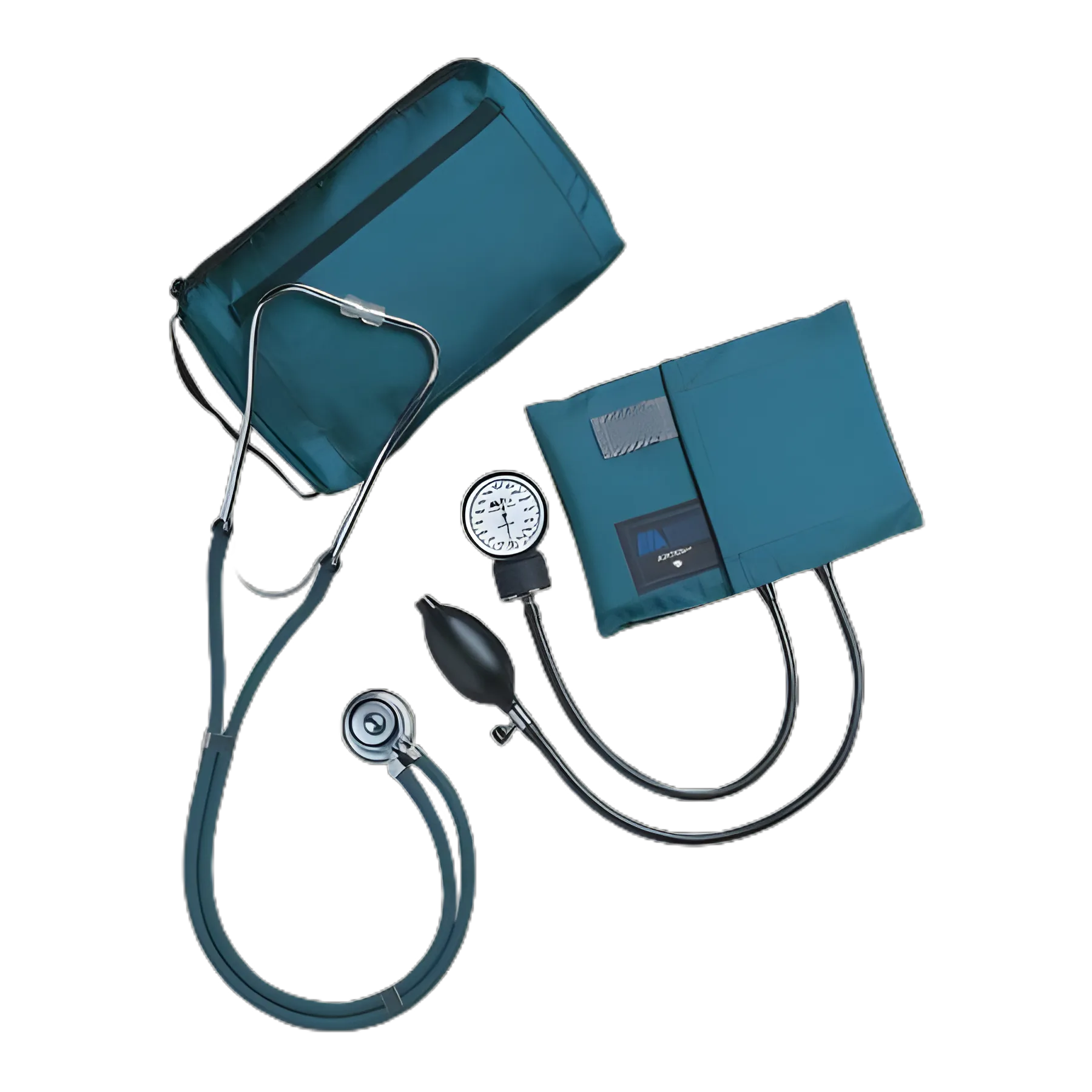 Reusable Aneroid / Stethoscope Set MatchMates Dual Head Sprague Stethoscope Palm Aneroid - 01-360-161