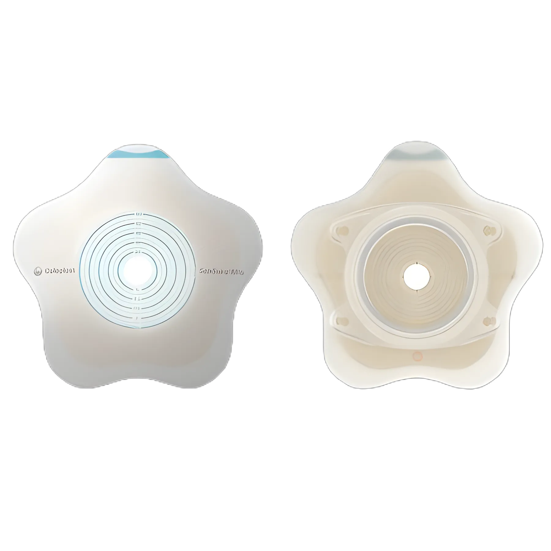SenSura Mio Convex Flip Ostomy Barrier - 50mm Flange, Extended Wear, Precut 1-3/8 Inch