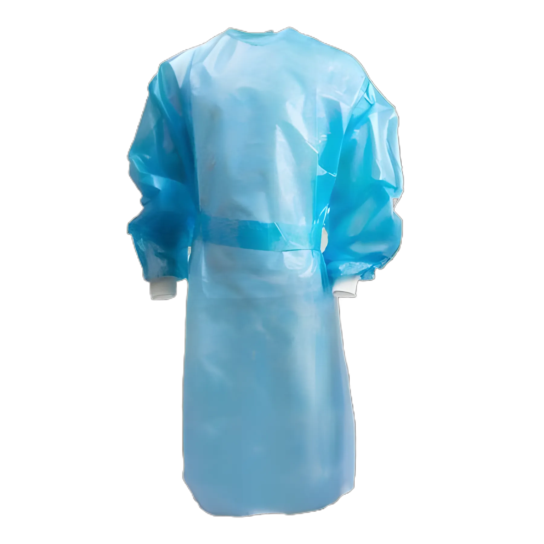 McKesson Large Blue NonSterile Chemotherapy Gown AAMI Level 2 / ASTM D6978 Disposable