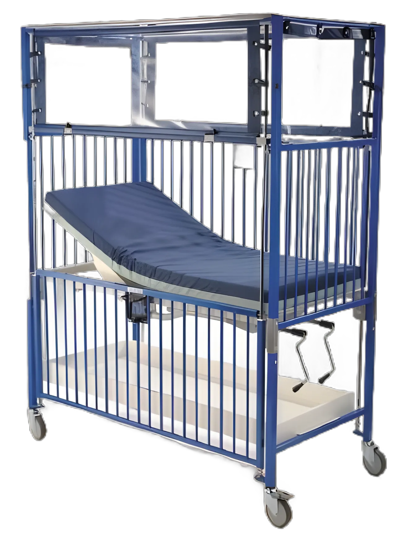 Klimer™ Pediatric Gatch Deck White Base / Speckles of Blue, Green, Yellow and Red