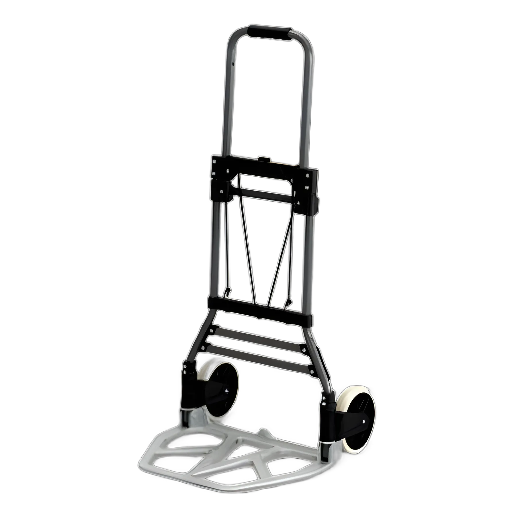 Stow-Away Collapsible Medium Hand Truck, 275 lb Capacity, 19 x 17.75 x 38.75, Aluminum