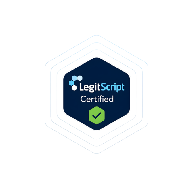 LegitScript Certified badge